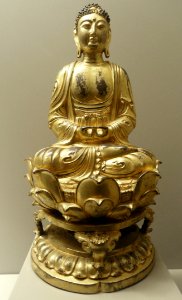 Amitabha Buddha of the Forty-eight Vows, Chinese, Liao Dynasty, 10th to early 11th century - Nelson-Atkins Museum of Art - DSC09129