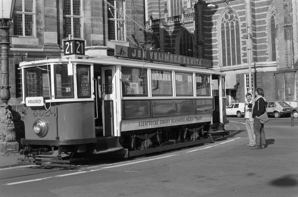 Amsterdam krijgt oude tram uit Praag voor Elektrische Museum Tramlijn, Bestanddeelnr 934-0906