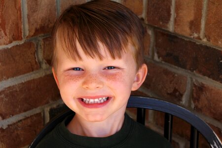 Portrait happy outdoors
