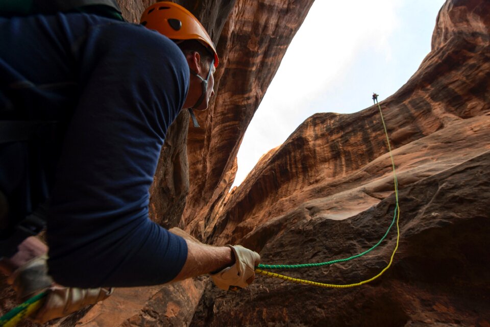 Rope cliff landscape