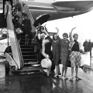 Amsterdam Promotion 1964 , een groep van 100 Nederlanders vertrokken naar New Yo, Bestanddeelnr 916-2922