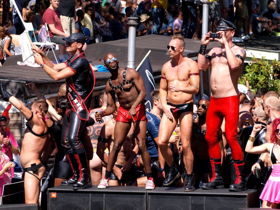 Amsterdam Gay Pride 2013 Mister B boat pic4