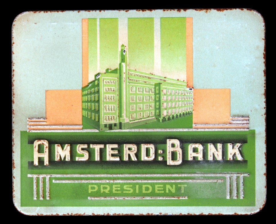Amsterdam-Bank President sigarenblikje