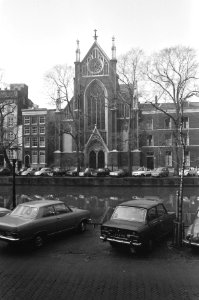 Amsterdam Gevel van de kerk Onbevlekt Hart van Maria aan de Keizersgracht, Bestanddeelnr 927-0367