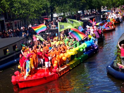 Amsterdam Gay Pride 2013 De Kringen boat pic3