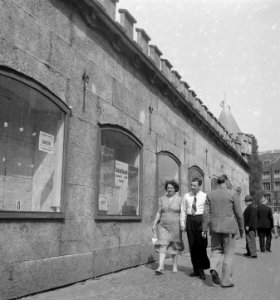 Amsterdam-Damstad, viering 500-jarig bestaan Kalverstraat door de winkeliersvere, Bestanddeelnr 904-0148