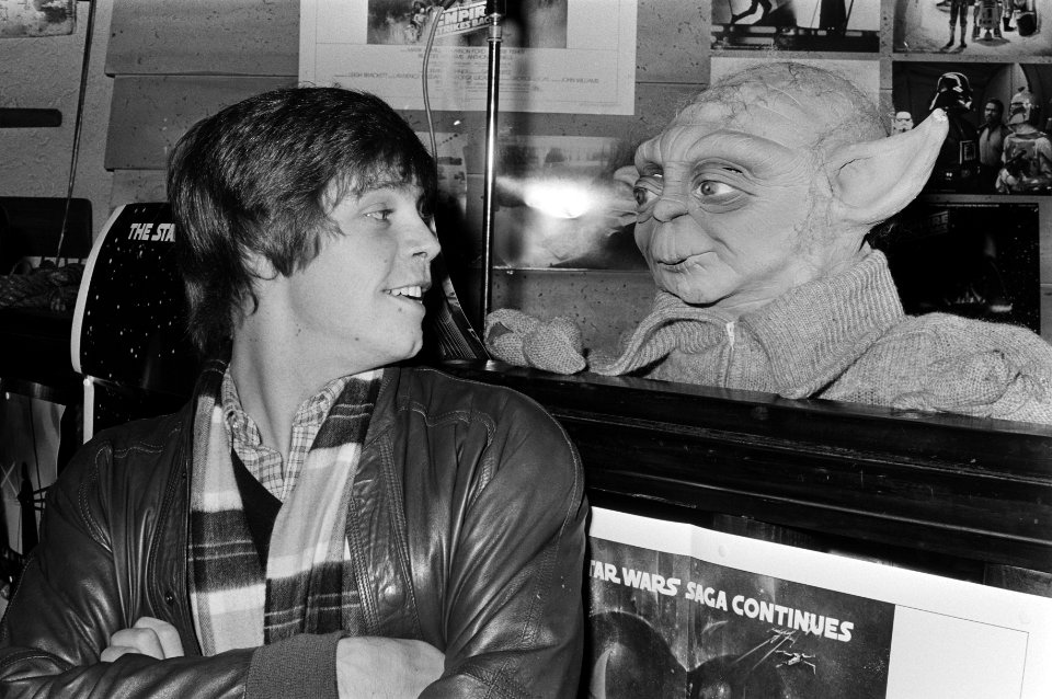 Amerikaanse akteur Mark Hamill die de rol speelt van Luke Skywalker in de film , Bestanddeelnr 931-2165