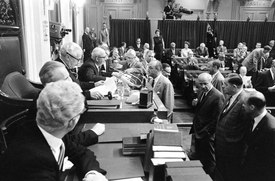 Amsterdam in Tweede Kamer , overzicht kamer, Bestanddeelnr 919-2590