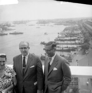 Amerikaanse Minister van Landbouw mr Erza Benson bezoekt Amsterdam, de minister, Bestanddeelnr 911-4774