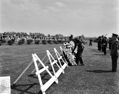 Amerikaanse herdenking op begraafplaats Margraten, Bestanddeelnr 904-5955