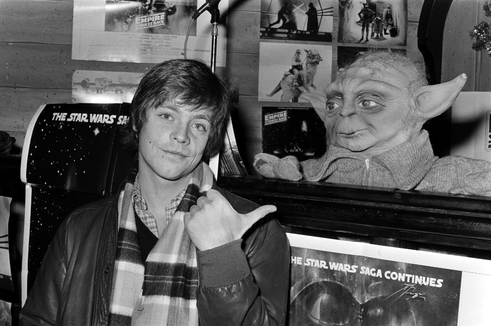 Amerikaanse akteur Mark Hamill die de rol speelt van Luke Skywalker in de film , Bestanddeelnr 931-2164