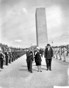 Amerikaanse begraafplaats te Margraten, officieel ingewijd, Bestanddeelnr 911-4043