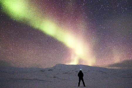 Stargazing lights colors photo