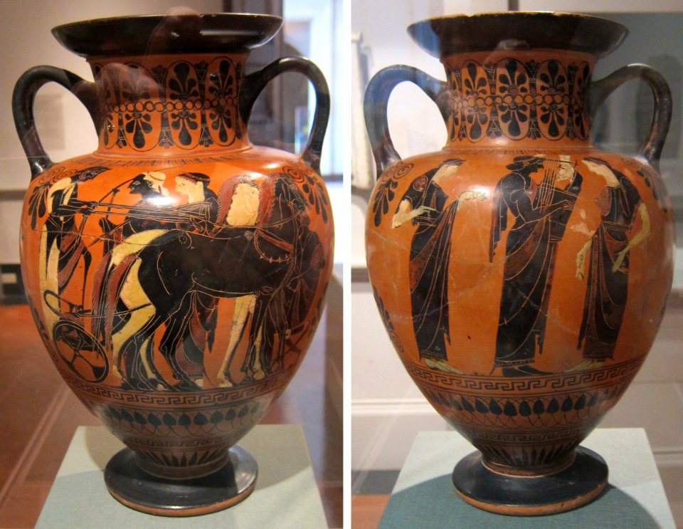 Amphora from Athens by the Dayton Painter, c. 520 BCE, Dayton Art Institute