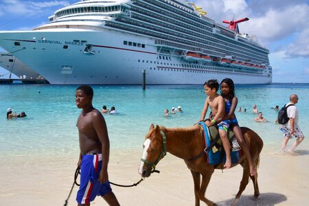 Kids tropical vacation