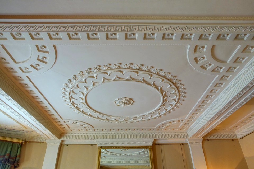 Anson Room ceiling - Shugborough Hall - Staffordshire, England - DSC00134