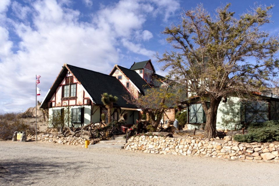 Antelope Valley Indian Museum from southeast 2016-12-10