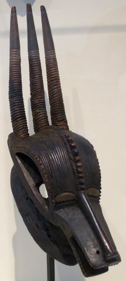 Antelope mask, Guro or Baule people, Honolulu Museum of Art, 5104.1