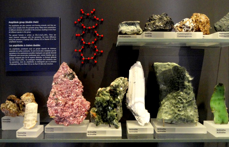 Amphibole group - Royal Ontario Museum - DSC00228