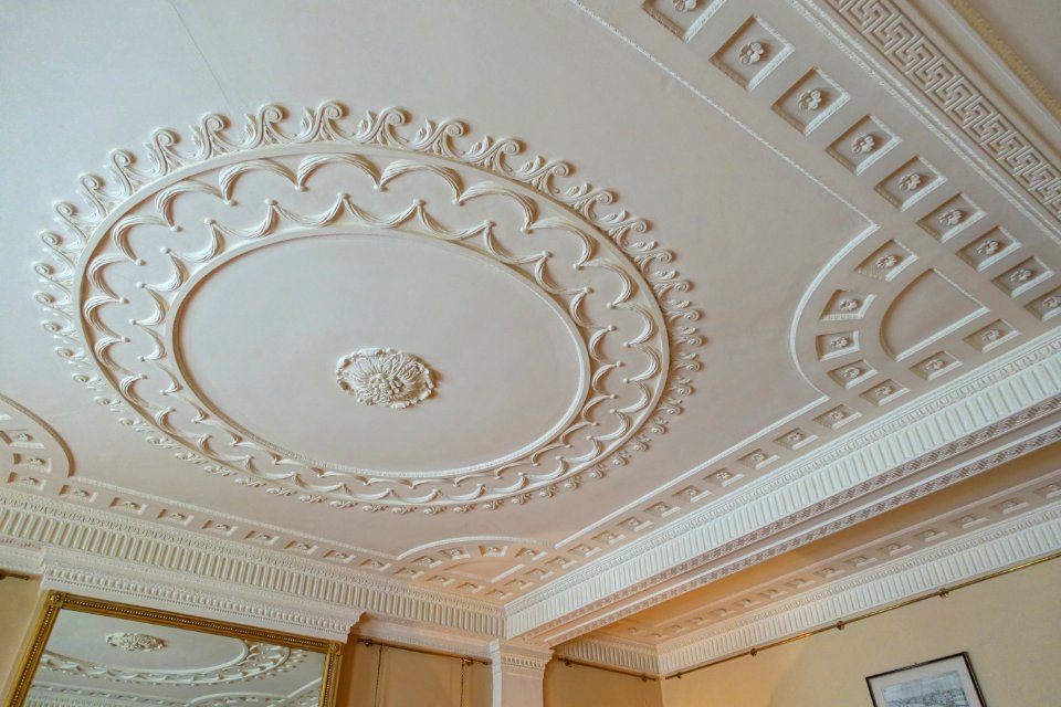 Anson Room ceiling - Shugborough Hall - Staffordshire, England - DSC00126