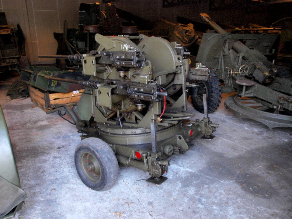 Anti aircraft artillery at Maaldrift