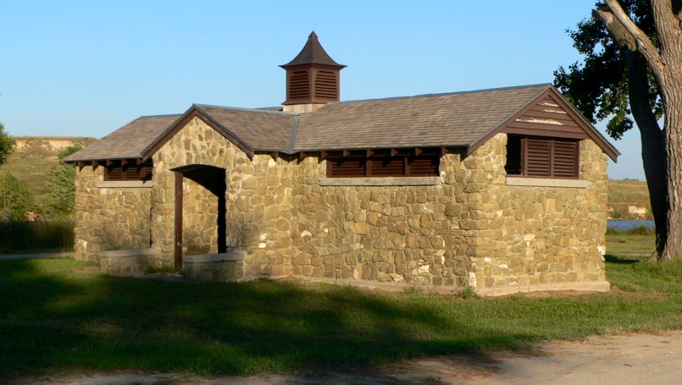 Antelope Lake Park (Graham Co, KS) N shelter 2
