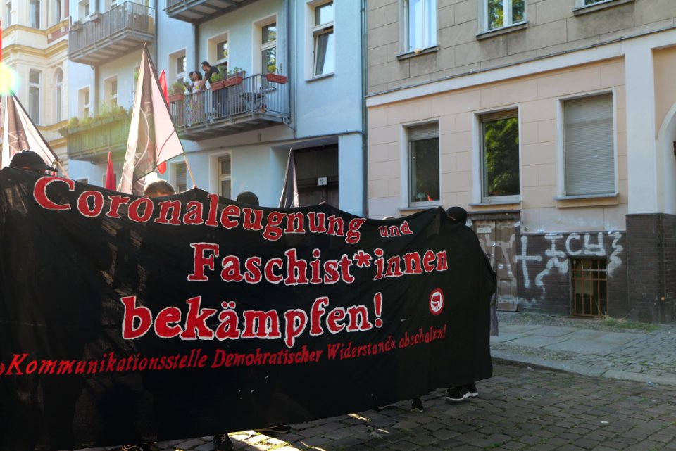 Antifascist demonstration against KDW in Berlin-Wedding 2020-07-31 35