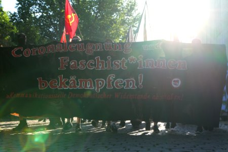 Antifascist demonstration against KDW in Berlin-Wedding 2020-07-31 30