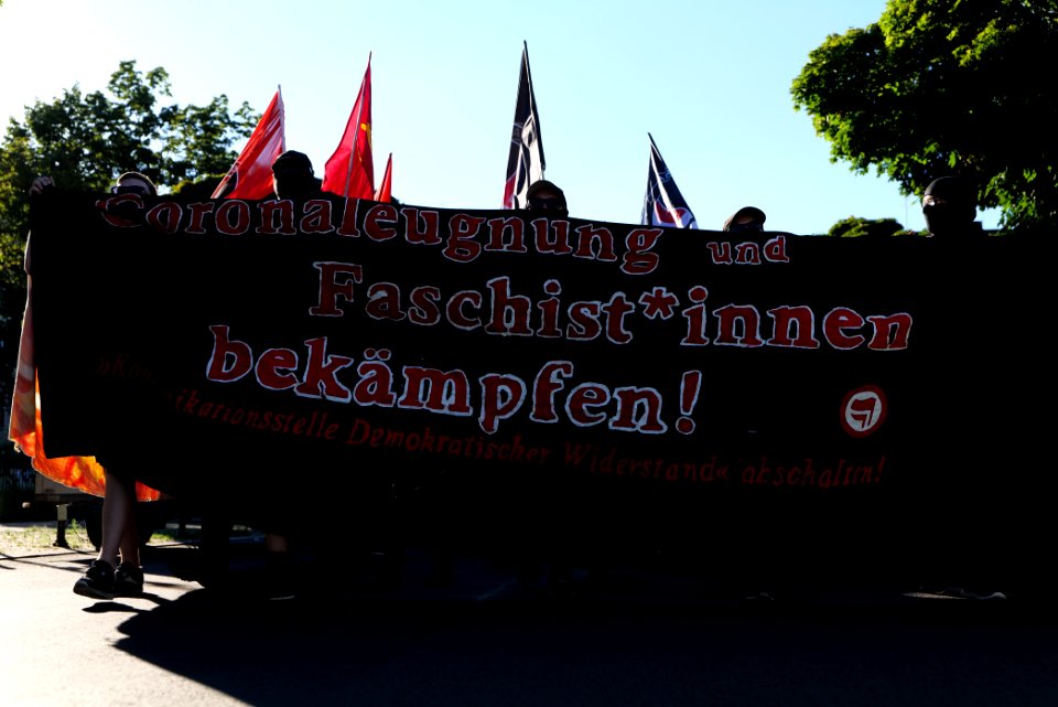 Antifascist demonstration against KDW in Berlin-Wedding 2020-07-31 29