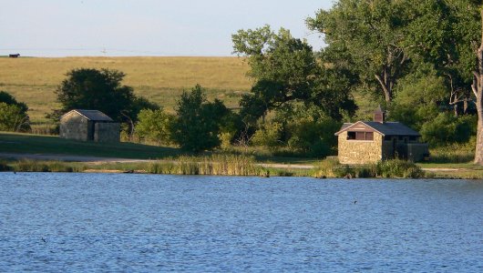Antelope Lake Park (Graham Co, KS) N shelter 1