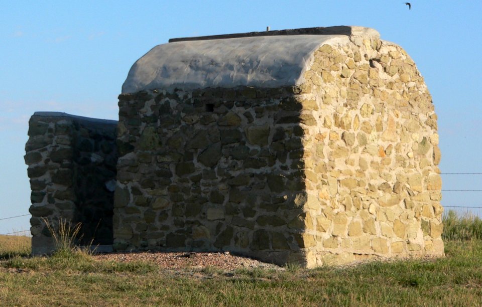 Antelope Lake Park (Graham Co, KS) W women outhouse 1