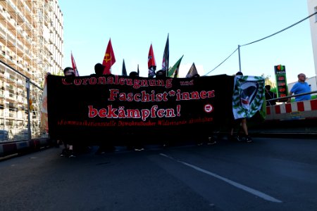 Antifascist demonstration against KDW in Berlin-Wedding 2020-07-31 19