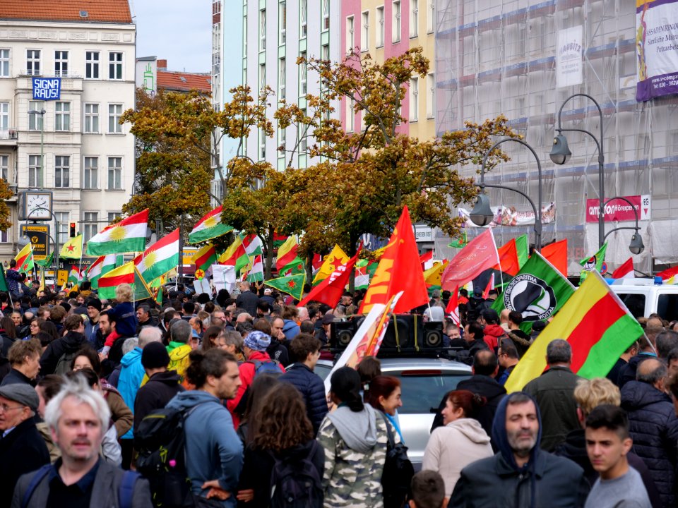 Anticolonial March Berlin 2019 Rojava block 16