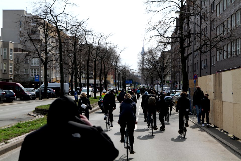Antifascist bicycle demonstration Berlin 2021-03-28 14