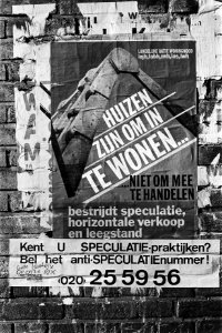 Anti woningspeculatie affiche, Bestanddeelnr 930-6772