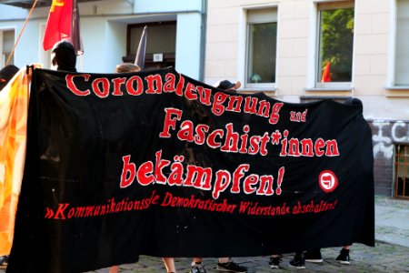 Antifascist demonstration against KDW in Berlin-Wedding 2020-07-31 38