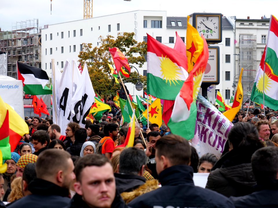 Anticolonial March Berlin 2019 Rojava block 09