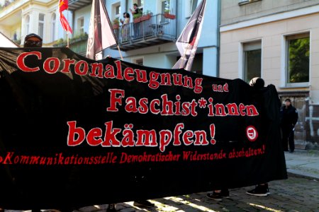 Antifascist demonstration against KDW in Berlin-Wedding 2020-07-31 33