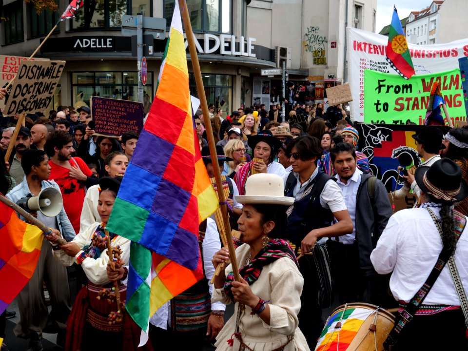 Anticolonial March Berlin 2019 Ecuadorian block 02