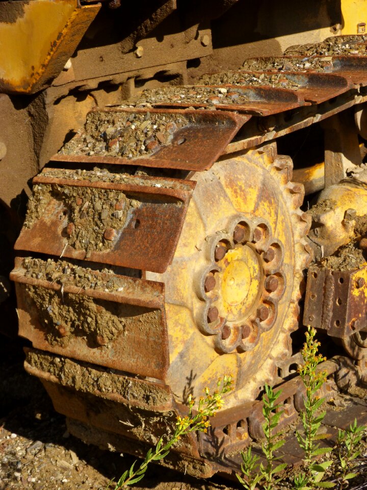 Excavator caterpillar old