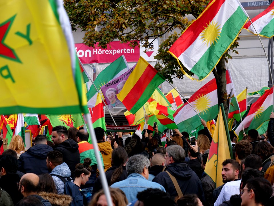 Anticolonial March Berlin 2019 Rojava block 15