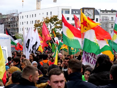 Anticolonial March Berlin 2019 Rojava block 08