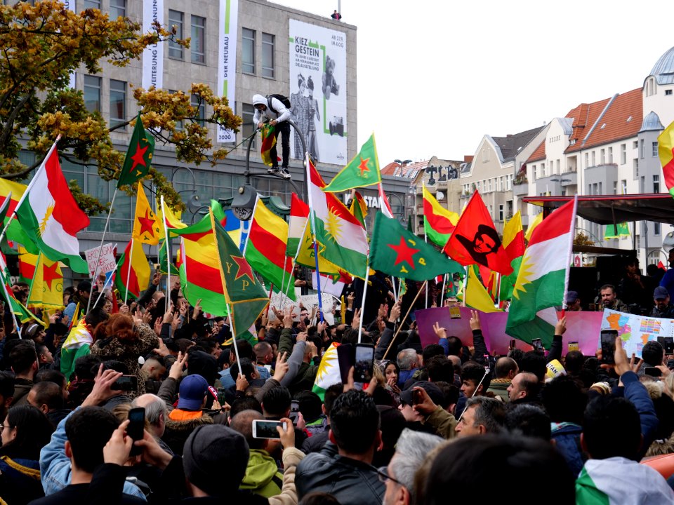 Anticolonial March Berlin 2019 Rojava block 02