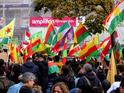 Anticolonial March Berlin 2019 Rojava block 14