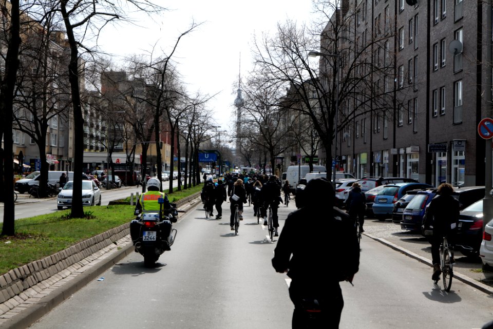 Antifascist bicycle demonstration Berlin 2021-03-28 15