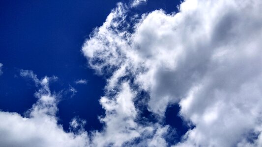 Blue sky background sky clouds cloudscape photo