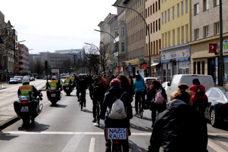 Antifascist bicycle demonstration Berlin 2021-03-28 01