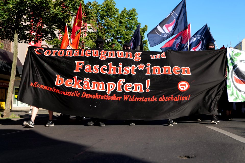 Antifascist demonstration against KDW in Berlin-Wedding 2020-07-31 27