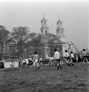 Anti City circus Waterlooplein politiek toneel ivm WK Argentinie Argentij, Bestanddeelnr 929-6934