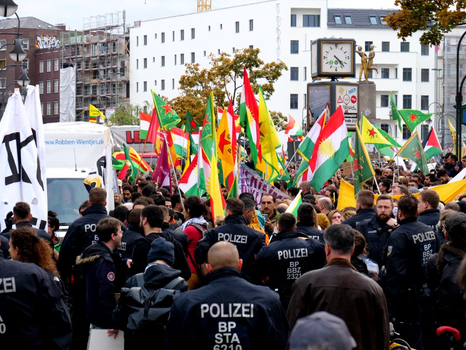 Anticolonial March Berlin 2019 Rojava block 21